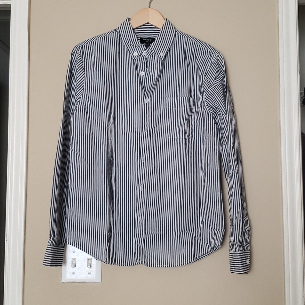 Stripe button shirt